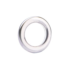 Spotlip 50pcs High Strength Solid Ring Kit 1#2#3#4#5#6#Fishing Lure Connector Ring Stainless Steel Solid Ring Fishing Freshwater Saltwater Loop (3#)