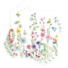 Pack of 40 Napkins Flowers Spring Napkins Summer Flower Meadow