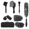 Asweir 9-Piece Car Cleaning Kit, Including Wheel Cleaning Brush, Microfiber