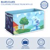 Idea Nuova Nickelodeon Blues Clues Collapsible Children’s Storage Trunk, Durable