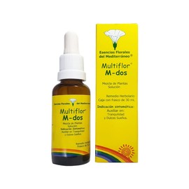 Multiflor M - dos Tranquilidad - Dulces Sueos, ayuda en el stress de la vida diaria y a dormir mejor. con Esencias Florales Mtodo Bach. Solucin 30 ml 