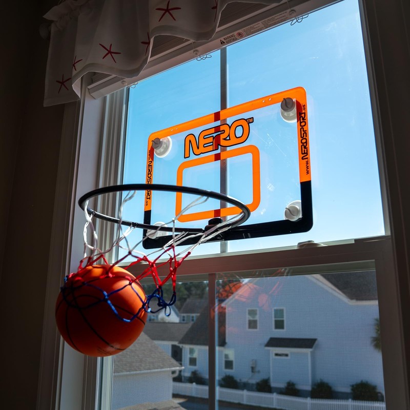 NERO SPORT Ninja Silent Basketball- Soft Foam Indoor Hoop Play