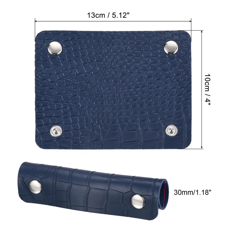 PATIKIL Luggage Handle Wrap, 2 Pack Irregular Pattern PU Handbag