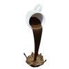 Floating Spilling Coffee Cup Spilling Pouring Coffee Cup Sculpture Sculpture