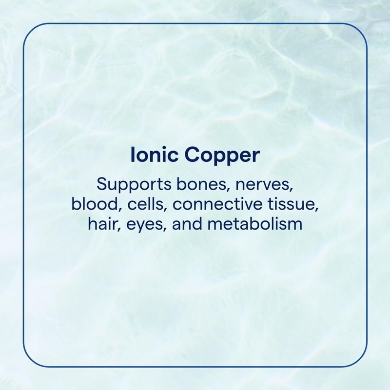 Trace Minerals Ionic Copper - Liquid Copper Supplement for Blood