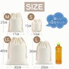 I'm so happy Cloth Plain Cotton Drawstring Bag 30x40cm Cotton