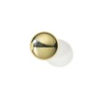 Khtumeware 10 Pack 1-1/4 inch(32mm) Polished Brass Cabinet Knobs -