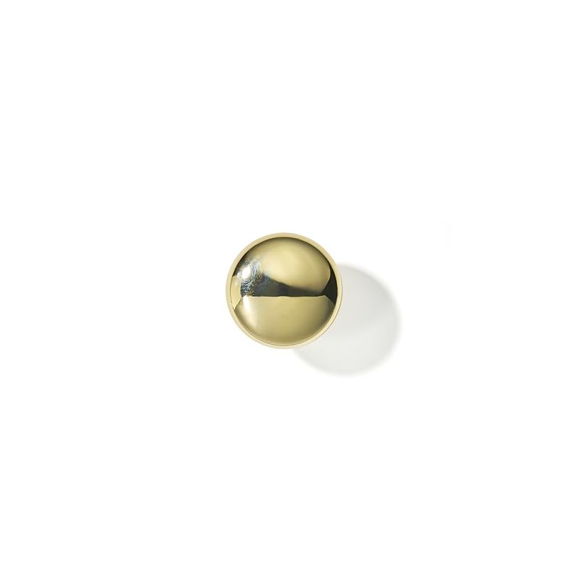 Khtumeware 10 Pack 1-1/4 inch(32mm) Polished Brass Cabinet Knobs -