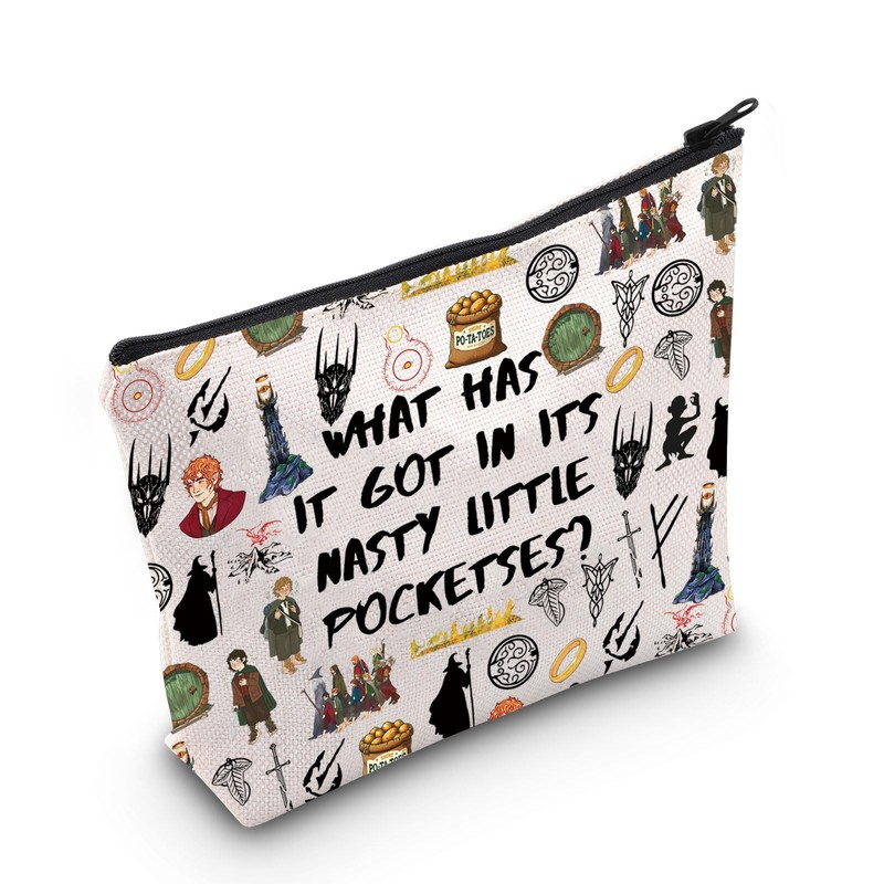 JNIAP Lord Rings Makeup Bag Baggins Gift What Has It