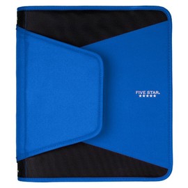 Five Star 1-1/2 Inch Zipper Binder, 3 Ring Binder, 3-Pocket Expanding File, Durable, Color Selected For You (28012)