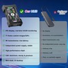 USB C Hub Docking Station with 1.9”IPS Smart Display, Power