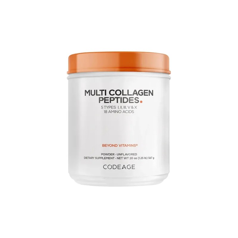 Colageno Hidrolizado En Polvo Codeage 567g Sin Sabor Libre Gluten