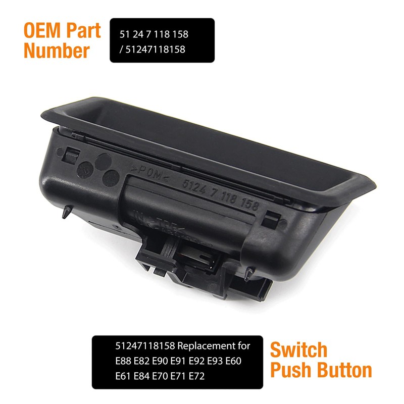Tailgate Lock Boot for E88 E82 E90 E91 E92 E93