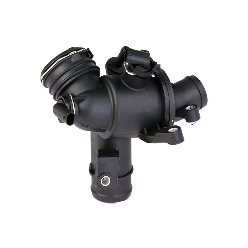RIDEX Thermostat Coolant Cooling Water Thermostat with Housing, Plastic Housing