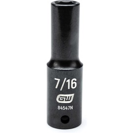 GEARWRENCH 1/2" Drive Deep Impact SAE Socket 7/16", 6 Point - 84547N