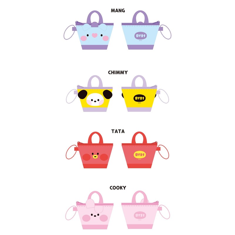 Solomon Shoji BT21 Minini Mini Pouch (TATA) Mini Pouch Pocket