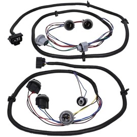 ApplianPar 2Pcs Rear Driver and Passenger Side Tail Light Wiring Harness for Silverado 1500 2500 3500 2003 2004 2005 2006 2007