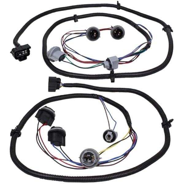 ApplianPar 2Pcs Rear Driver and Passenger Side Tail Light Wiring