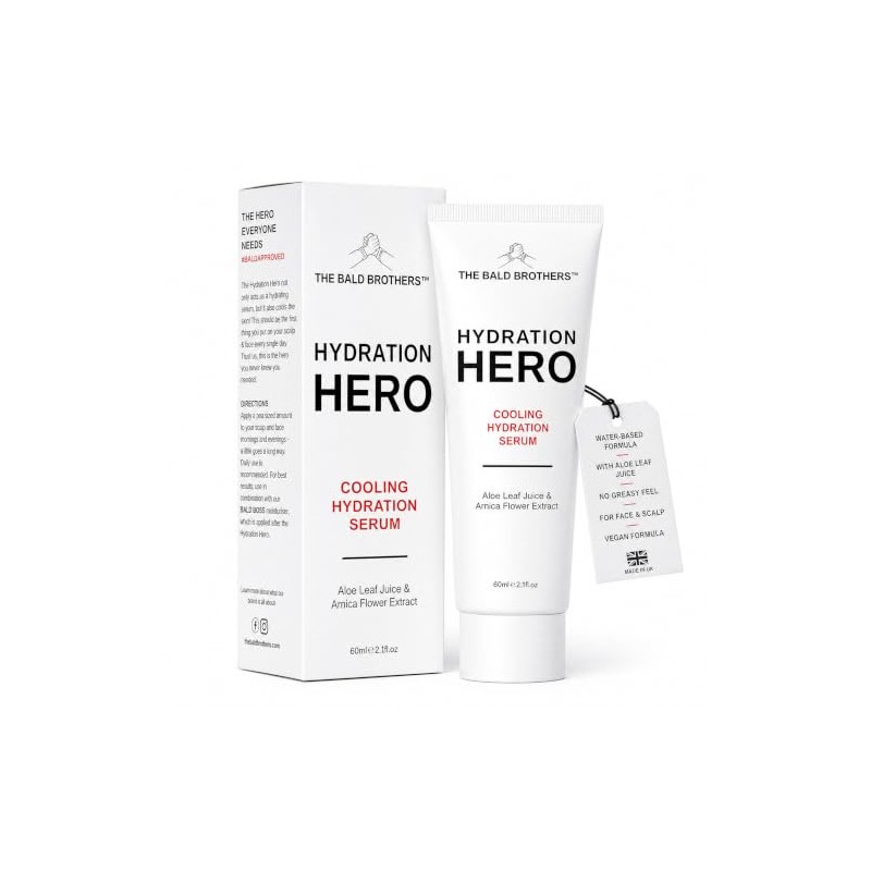 The Bald Brothers Hydration Hero Scalp Serum & Bald Head