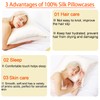 BIGHAS 100% Mulberry Silk Pillowcase for Hair and Skin with