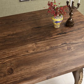 FunStick Thick Brown Birch Wood Contact Paper for Cabinets Peel and Stick Countertops Waterproof Faux Woodgrain Contact Paper Self Adhesive Removable Wood Wallpaper Roll for Desk Dresser 15.8"x78.8"