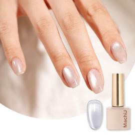 MachiU Crys-1 Clear Magnet, Ultra Fine Color Gel, Magnetic Nails, Silky Magnets, 4 Micron Gel Nails, Self Nails, UV and LED Compatible, Magnetically Compatible