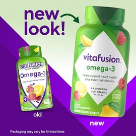 Vitafusion Omega-3 Gummies, 120 Count