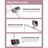 Nail Desk Lamp for Nail Tech, Foldable 34in 48W Half