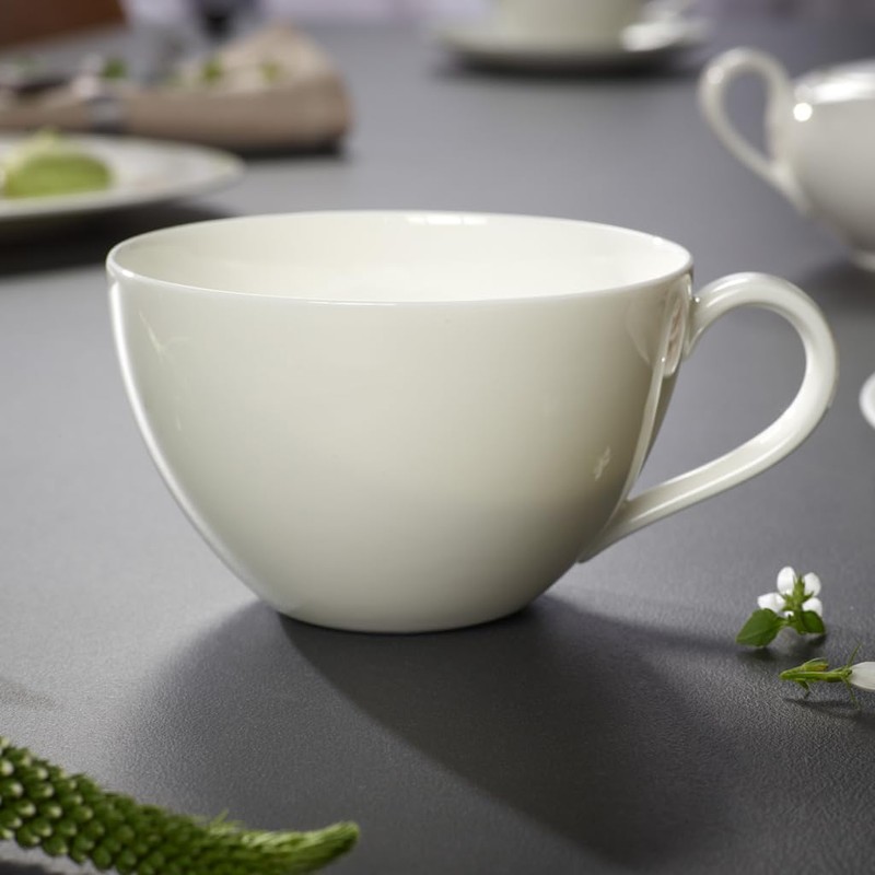 Villeroy & Boch 10-4545-1240 Anmut Frühstückstasse, Porzellan 1045451240, White