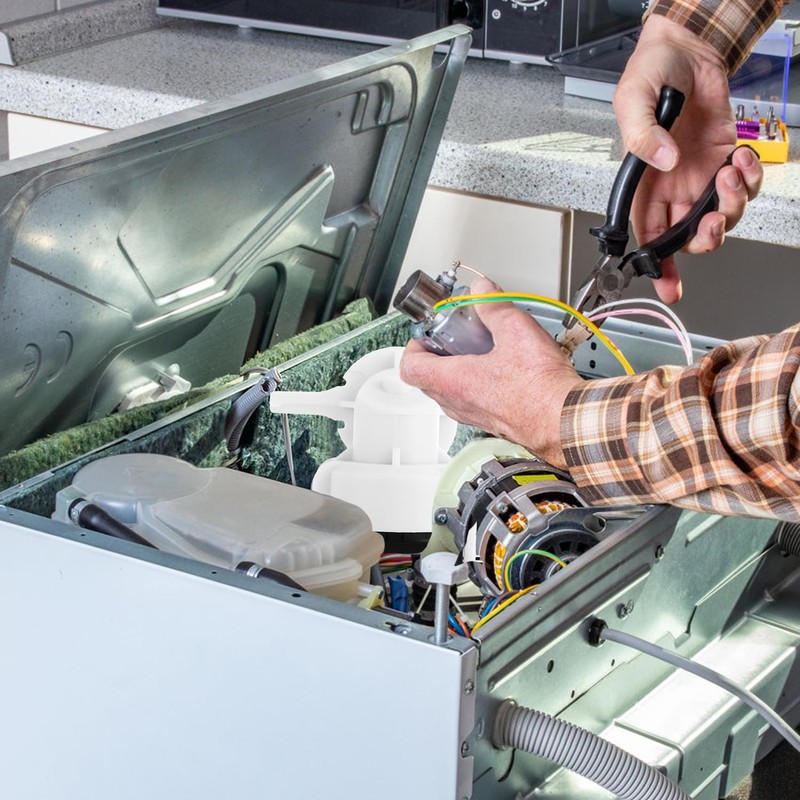 Dishwasher Pressure Sensor, WD21X25468 Dishwasher Pressure Sensor Replacement Plastic Dishwasher