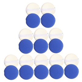 BIUDECO 20pcs Makeup Sponges for Women Dry Wet Dual Use Powder Puff Non-latex for Foundation Safe Gentle Application Blue
