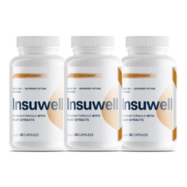 INSUWELL, 60 Capsules, Natural Dietary Supplement, Green Tea and Coffee Extract