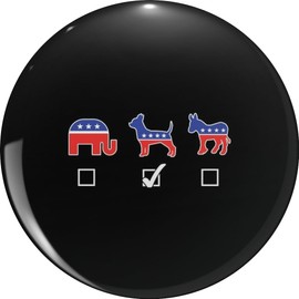 Copy of Chiweenie Dog Republican Democrat Funny Chihuahua Long Sleeve For Chiweenie Dog Lover Lapel Bin Brooch Badge Pin 0.75"