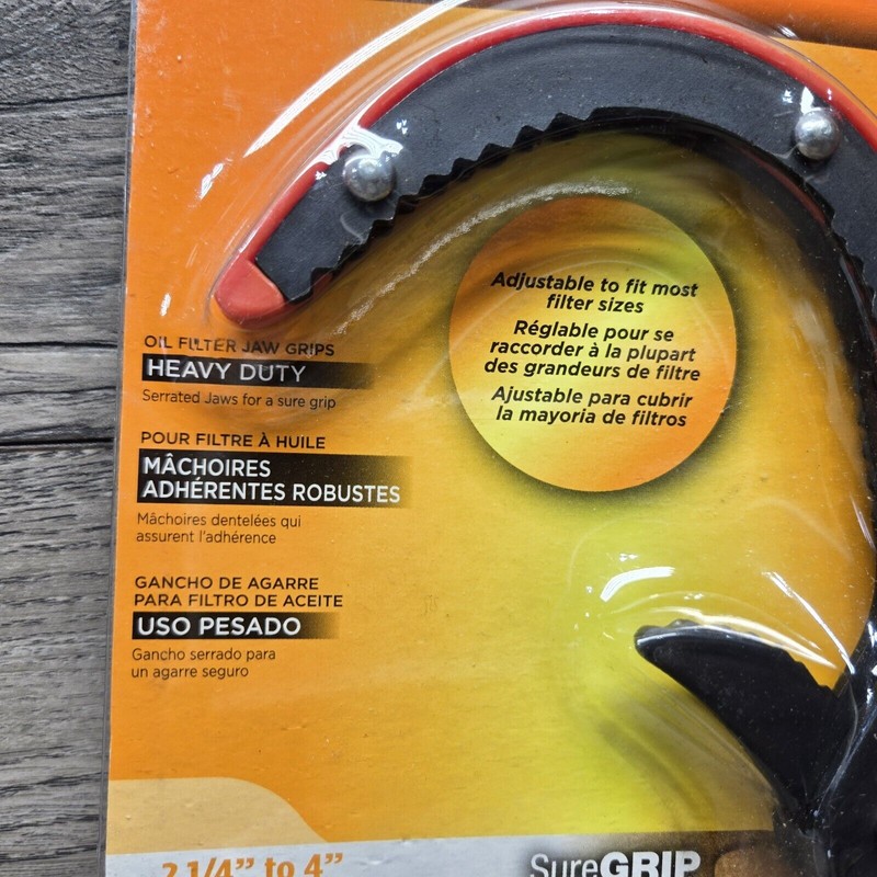 FRAM FG402 Oil Filter Jaw Wrench, 2-1/4" to 4"