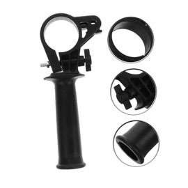 LimCryspp Mango Axiliar para Taladro, Eléctrico Mango de Taladro de, Mango de Martillo de,Electricista Taladro de Mano Manija Delantera del,Martillo Reemplazo del Mango Del Taladro (Negro)