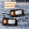 Panglong Club Car DS LED Headlight Kit with Adapter Wire,