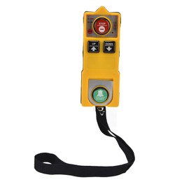 YU‑2S Industrial Radio Remote Control, Stop Start Button, 2 Keys, Hoist Crane, Wireless Remote Control, Lifting, Wireless Switch, ABS Shell, 800 MHz, IP68, Control Distance 100 Metres/328.1 ft (AC 220