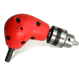 3/8" Right Angle Drill Attachment Chuck Key Adapter 90 Degrees Electric Drill Attachment Angle Drill Adapter (Type A)
