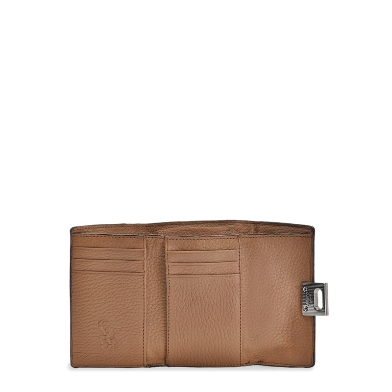 Cuadra Women's Wallet in Genuine Leather Honey BD197PI