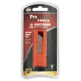 Proferred Utility Blades, 12 pc Pack, SK2 High Carbon Steel, T55001