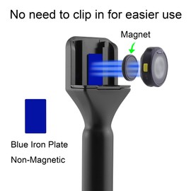 JCMOYUTY Stand for Magnet Handheld Mic Mount Hollyland LARK M2 M2S M1 MAX C1 150 Wireless Lavalier Microphone Interview Handle Mic Adapter