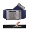 2Stoned Money Belt Safe Belt Unisex 4cm Wide Matte Buckle