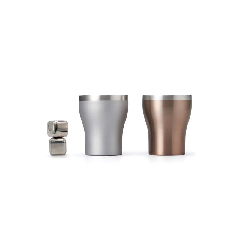 Dolce duo ER-1805 Pair Tumblers with Ice that Won't Melt,