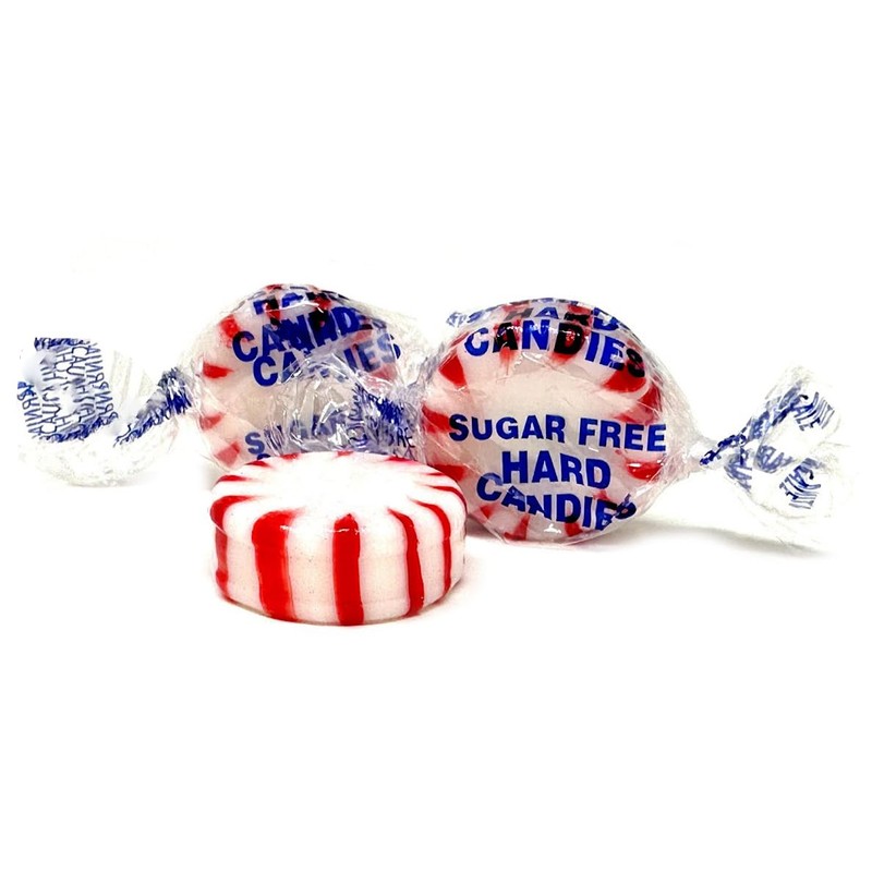 SweetGourmet Sugar-Free Peppermint Hard Candy, Wrapped Starlight Mints, 2 Pound,