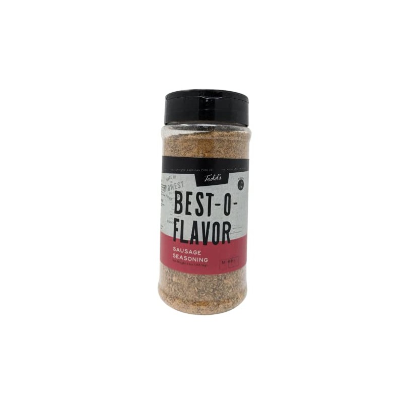 Todds Best-O-Flavor Sausage Seasoning, 13 oz Jar