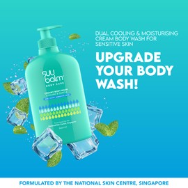 Anti Itch Body Wash, Eczema Bodywash for adults, Psoriasis Body Wash, Moisturising Cleanser for Dry Itchy Skin Relief, Derm-Formulated with Menthol & Shea Butter, Sulfate & Fragrance Free, 420ml