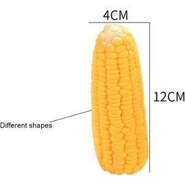 Zenarao Pet Dog Corn Shape Squeaky Bite-Resistant Interactive Play Chew Toy Pet Supplies Dog Toy Corn, Dog Toys Aggressive Chewers for Dog, Pet Supplies