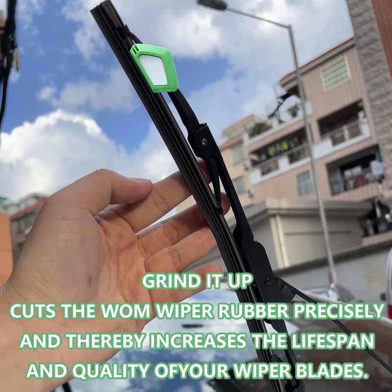 agogue Pack of 4 Windscreen Wiper Cutter, Including Sponge, Alternative