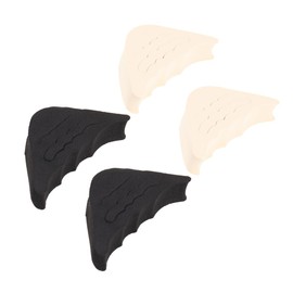 Healeved 6pairs High Heel Insoles Invisible Antiskid Forefoot Pads for Shoes Cushioned Foot Protectors Eva Material for Comfort and Pressure Relief Nude