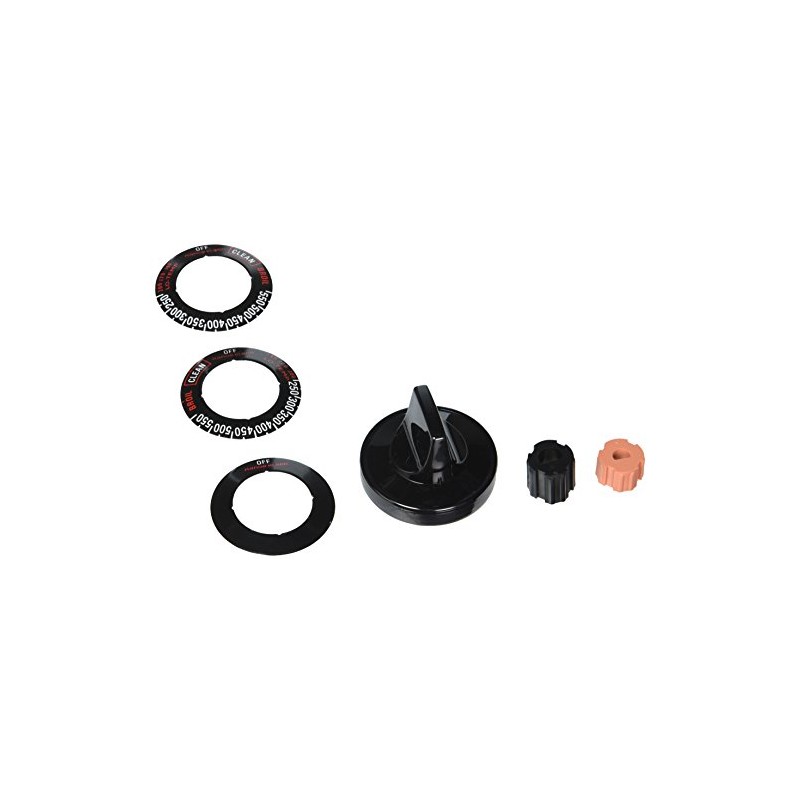 Range Kleen Gas Range & Oven Replacement Knob Kit, Black